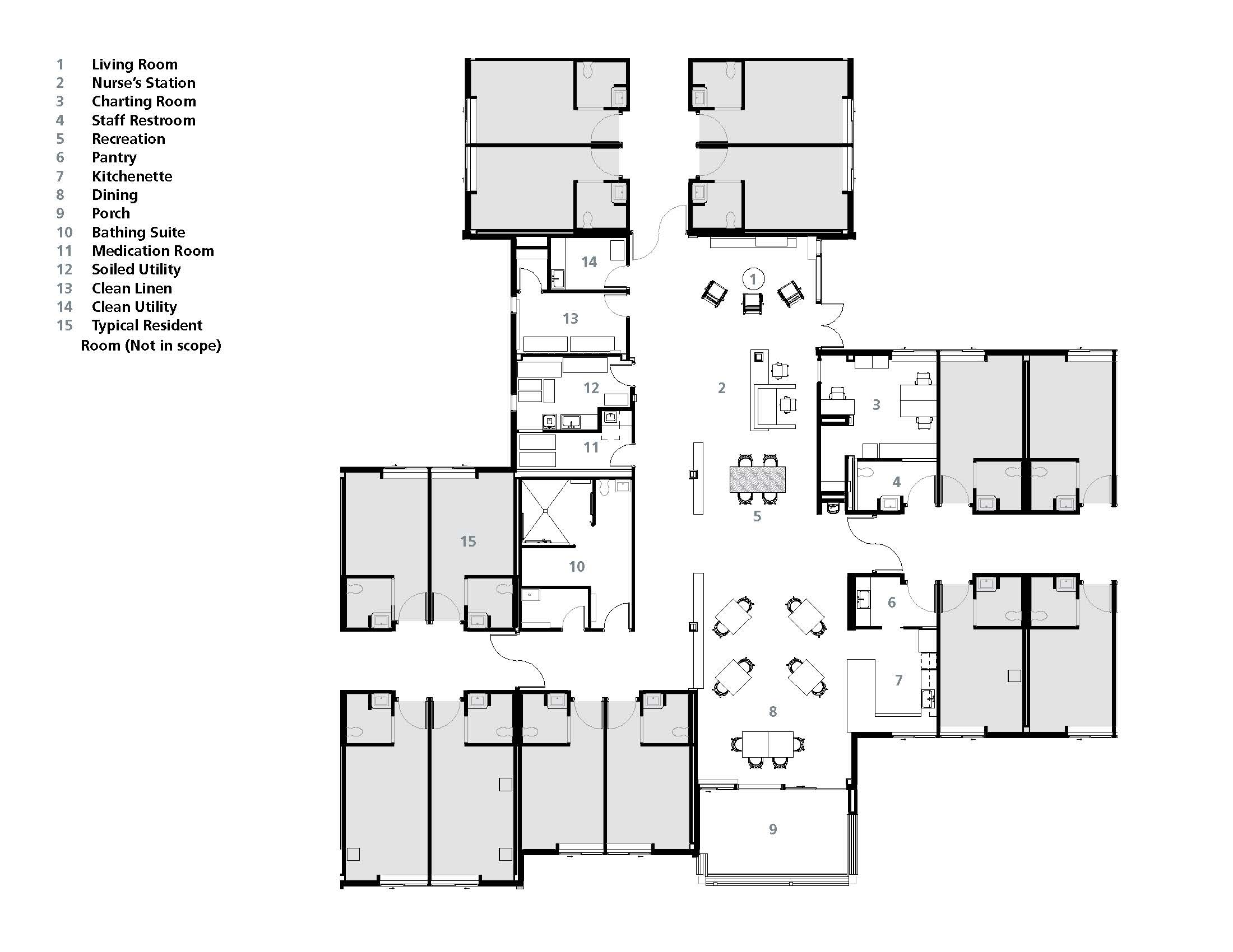 Jefferson House Floor Plan - 8.5 x 11